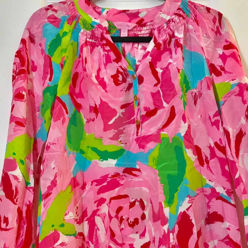 Lilly Pulitzer Elsa Hotty Pink First Impression XS